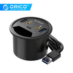 ORICO DESK-2U1C ฮับมัลติฟังก์ชันสำหรับโต๊ะทำงาน
