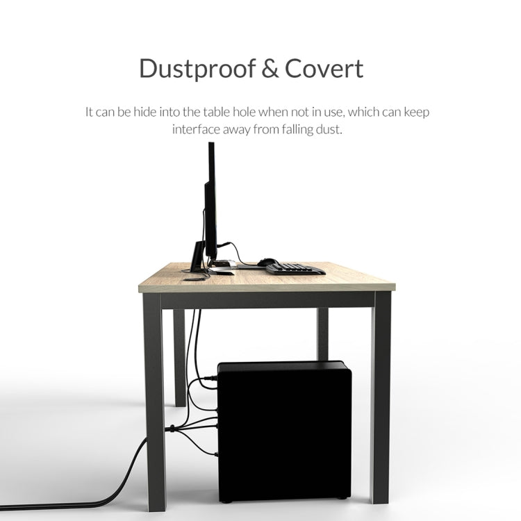 ORICO DESK-2U1C ฮับมัลติฟังก์ชันสำหรับโต๊ะทำงาน