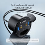 ORICO DESK-2U1C ฮับมัลติฟังก์ชันสำหรับโต๊ะทำงาน