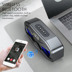 ลำโพงบลูทูธดีไซน์นกฮูก M5 พร้อมไฟ LED ไร้สาย ลำโพงเสียงดัง วิทยุ FM นาฬิกาปลุก การ์ด TF