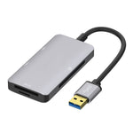 USB3.0 HUB พร้อมเครื่องอ่านการ์ด CF SD TF Onten 8107, 8107