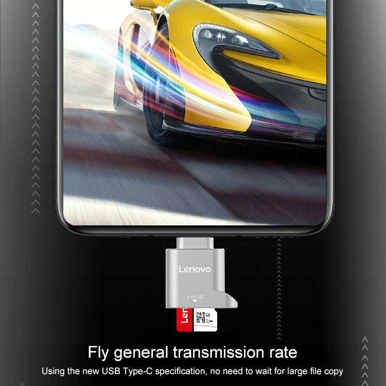 เครื่องอ่านการ์ด Lenovo D201 Type-C เป็น TF