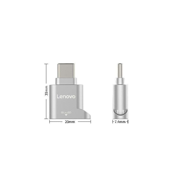 เครื่องอ่านการ์ด Lenovo D201 Type-C เป็น TF