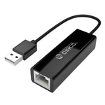 อะแดปเตอร์เครือข่ายอีเธอร์เน็ตความเร็วสูง ORICO UTJ-U2 USB2.0
