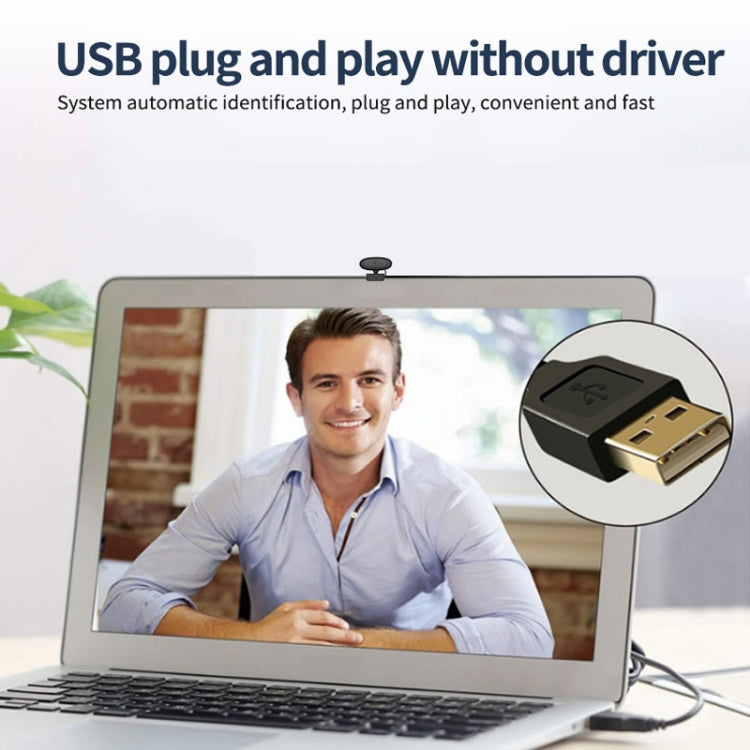 เว็บแคม Full HD 1080P พร้อมไมโครโฟนในตัว กล้องเว็บอัจฉริยะ USB สำหรับสตรีมมิ่งและถ่ายทอดสด พร้อมไมโครโฟนตัดเสียงรบกวน