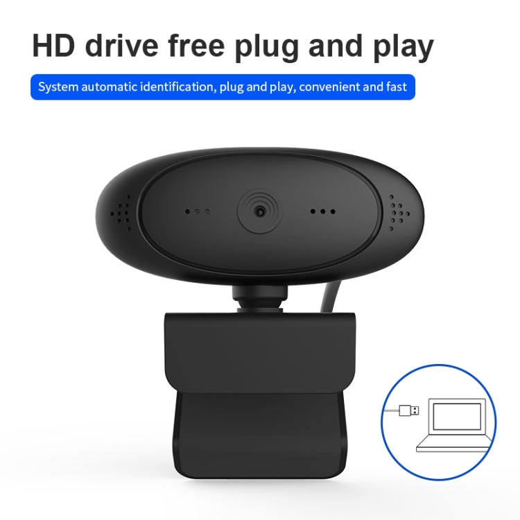 เว็บแคม Full HD 1080P พร้อมไมโครโฟนในตัว กล้องเว็บอัจฉริยะ USB สำหรับสตรีมมิ่งและถ่ายทอดสด พร้อมไมโครโฟนตัดเสียงรบกวน