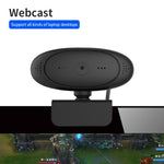 เว็บแคม Full HD 1080P พร้อมไมโครโฟนในตัว กล้องเว็บอัจฉริยะ USB สำหรับสตรีมมิ่งและถ่ายทอดสด พร้อมไมโครโฟนตัดเสียงรบกวน
