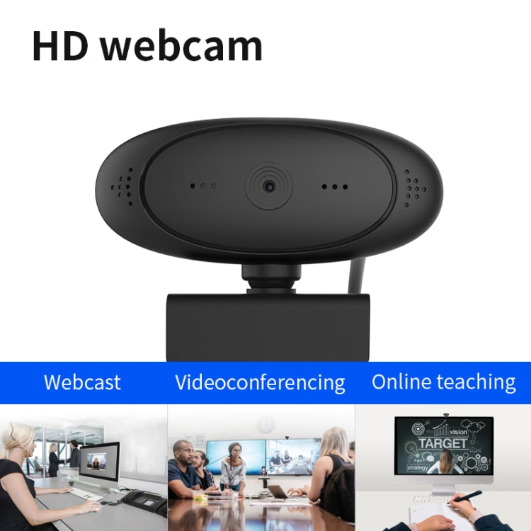 เว็บแคม Full HD 1080P พร้อมไมโครโฟนในตัว กล้องเว็บอัจฉริยะ USB สำหรับสตรีมมิ่งและถ่ายทอดสด พร้อมไมโครโฟนตัดเสียงรบกวน