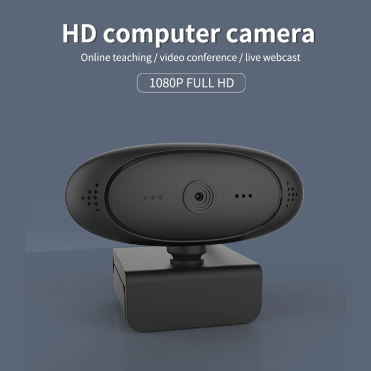 เว็บแคม Full HD 1080P พร้อมไมโครโฟนในตัว กล้องเว็บอัจฉริยะ USB สำหรับสตรีมมิ่งและถ่ายทอดสด พร้อมไมโครโฟนตัดเสียงรบกวน