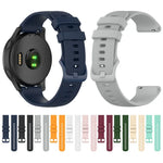 สายรัดซิลิโคน 20mm สำหรับ Huami Amazfit GTS / Samsung Galaxy Watch Active 2 / Gear Sport