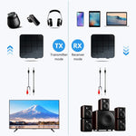 B32 ตัวรับและส่งสัญญาณเสียง Bluetooth 5.0 2 in 1 สำหรับทีวีและคอมพิวเตอร์ อะแดปเตอร์เสียงไร้สาย Bluetooth ตัวส่งและตัวรับ, B32
