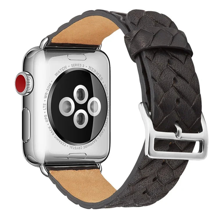 สายรัดถักสำหรับ Apple Watch Series 5 & 4 40 มม. / 3 & 2 & 1 38 มม.