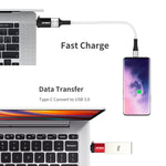 อะแดปเตอร์แปลงข้อมูล ENKAY ENK-AT101 อะลูมิเนียมอัลลอย USB-C / Type-C เป็น USB 3.0 OTG, ENK-AT101