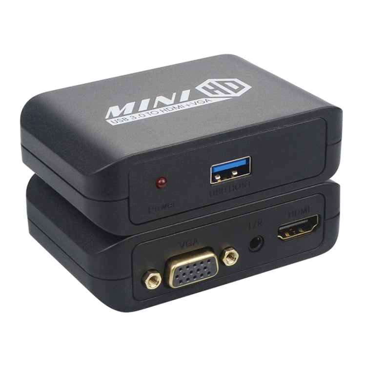 อะแดปเตอร์ USB3.0 เป็น HDMI+VGA