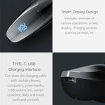 เครื่องโกนหนวดไฟฟ้าสำหรับดูแลผิวหน้าผู้ชาย Xiaomi Youpin Yingqu Blackstone3 แบบพกพา พร้อมหัวมีด 3 หัว