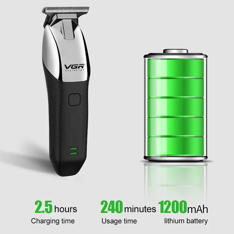 เครื่องตัดผมไฟฟ้าพกพา USB 5W รุ่น VGR V-171 สีขาว