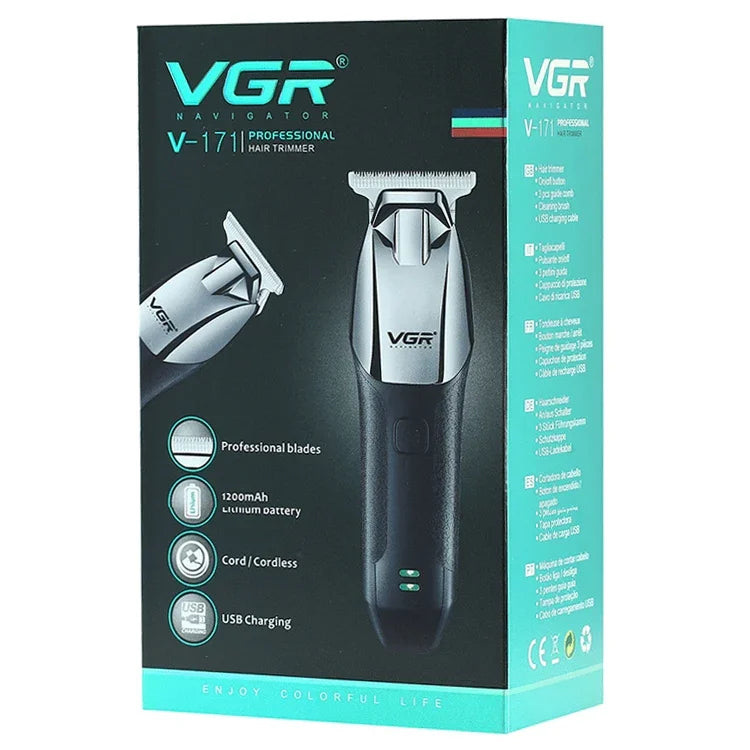 เครื่องตัดผมไฟฟ้าพกพา USB 5W รุ่น VGR V-171 สีขาว