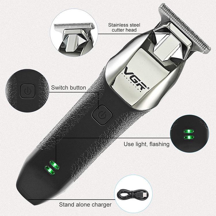 เครื่องตัดผมไฟฟ้าพกพา USB 5W รุ่น VGR V-171 สีขาว