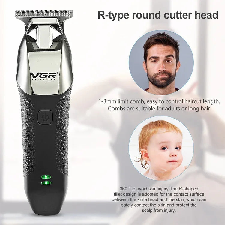 เครื่องตัดผมไฟฟ้าพกพา USB 5W รุ่น VGR V-171 สีขาว