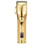 VGR V-280 เครื่องตัดผมไฟฟ้าโลหะ 10W USB พร้อมจอแสดงผลดิจิทัล LED, V-280 (สีทอง)