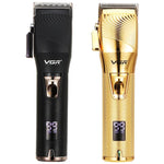 VGR V-280 เครื่องตัดผมไฟฟ้าโลหะ 10W USB พร้อมจอแสดงผลดิจิทัล LED, V-280 (สีทอง)