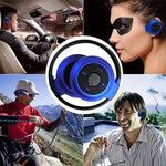 เครื่องเล่น MP3 NVAHVA พร้อมหูฟังบลูทูธ หูฟังกีฬาไร้สาย MP3 พร้อมวิทยุ FM หูฟังสเตอริโอ รองรับการ์ด TF สูงสุด 32GB, mini-503 สีน้ำเงิน, mini-503 สีทอง, mini-503 สีดำ, mini-503 สีแดง