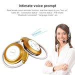 เครื่องเล่น MP3 NVAHVA พร้อมหูฟังบลูทูธ หูฟังกีฬาไร้สาย MP3 พร้อมวิทยุ FM หูฟังสเตอริโอ รองรับการ์ด TF สูงสุด 32GB, mini-503 สีน้ำเงิน, mini-503 สีทอง, mini-503 สีดำ, mini-503 สีแดง