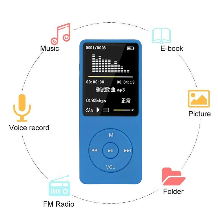 เครื่องเล่น MP3 MP4 วิทยุ FM จอ LCD แบบพกพาแฟชั่น เกมวิดีโอ มินิวอล์กแมน, 4GB, 8GB
