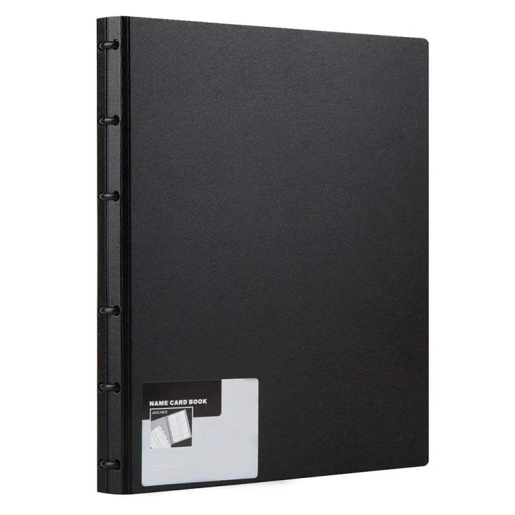 Deli Business Card Book Name Card Holder Book with 600 Business Cards Capacity, 600 Business Cards Capacity