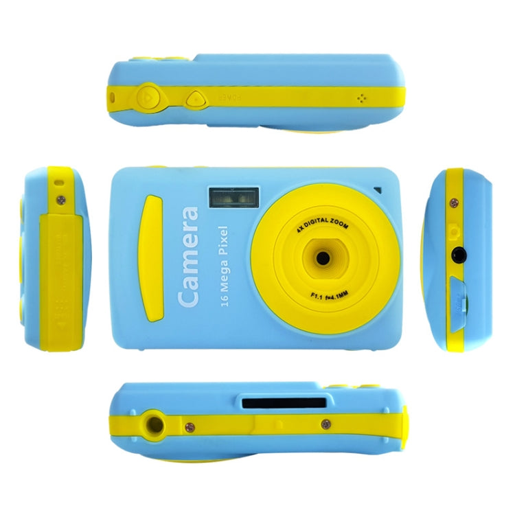 กล้องดิจิตอลขนาดเล็ก 2.4 นิ้ว 16MP 720P สำหรับเด็ก ของเล่นกล้องลายการ์ตูนสุดน่ารัก สำหรับวันเกิดเด็ก