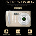 กล้องดิจิตอลขนาดเล็ก 2.4 นิ้ว 16MP 720P สำหรับเด็ก ของเล่นกล้องลายการ์ตูนสุดน่ารัก สำหรับวันเกิดเด็ก