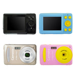 กล้องดิจิตอลขนาดเล็ก 2.4 นิ้ว 16MP 720P สำหรับเด็ก ของเล่นกล้องลายการ์ตูนสุดน่ารัก สำหรับวันเกิดเด็ก