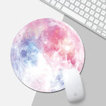 แผ่นรองเมาส์วงกลมซีรีส์ Planet สีรุ้ง