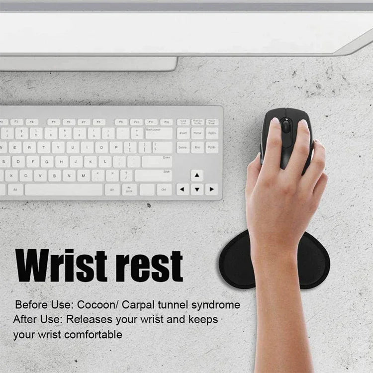 แผ่นรองเมาส์พร้อมที่พักข้อมือ 3D ทำจากซิลิกาเจลและเมมโมรีโฟม