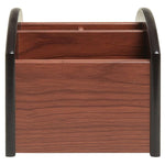 4-compartment Wooden Storage Box Pen Holder, Pen Holder