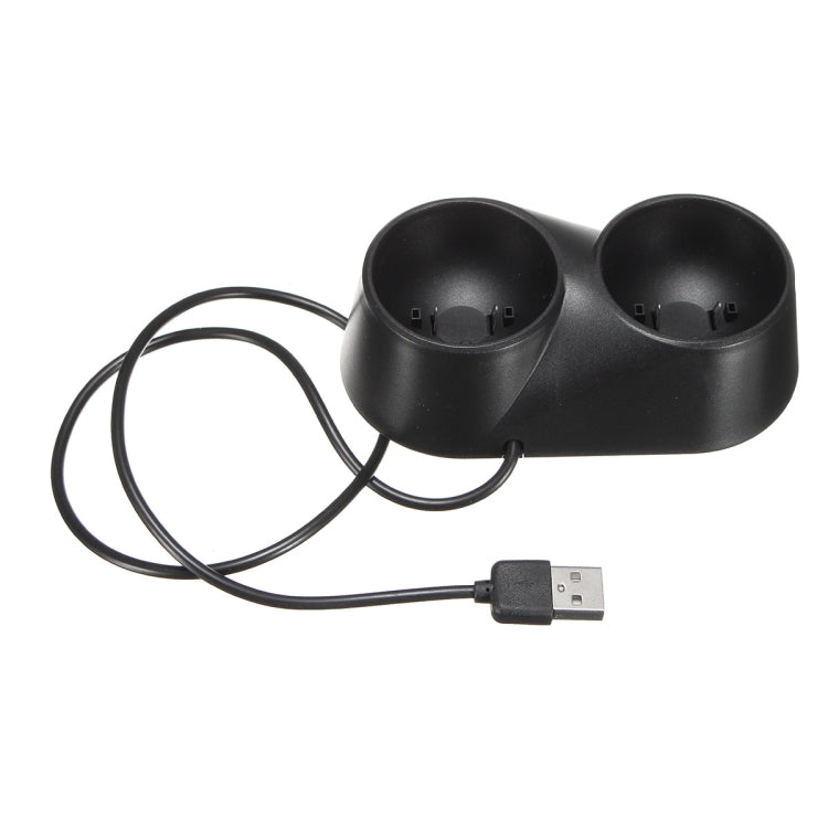 แท่นชาร์จจอย VR แบบ USB คู่ สำหรับ PS4 PSVR Move