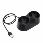 แท่นชาร์จจอย VR แบบ USB คู่ สำหรับ PS4 PSVR Move