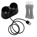 แท่นชาร์จจอย VR แบบ USB คู่ สำหรับ PS4 PSVR Move