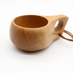 Hand Made Wood Tableware Green Wooden Cup, 101-200ml