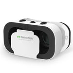 แว่นตา VR Shinecon รุ่นที่ 5 แว่นตา 3D ความจริงเสมือน น้ำหนักเบา พร้อมกล่องพกพา สำหรับโทรศัพท์มือถือขนาด 4.7-6.0 นิ้ว