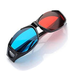 แว่นตา 3D สีแดงน้ำเงิน แบบกรอบ Anaglyph สำหรับเกม ภาพยนตร์สเตอริโอ แว่นตา 3 มิติ พลาสติก สีแดงน้ำเงิน