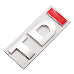 TDI 3D Badge Emblem Decal Car Sticker, DIY TDI 3D Badge Emblem