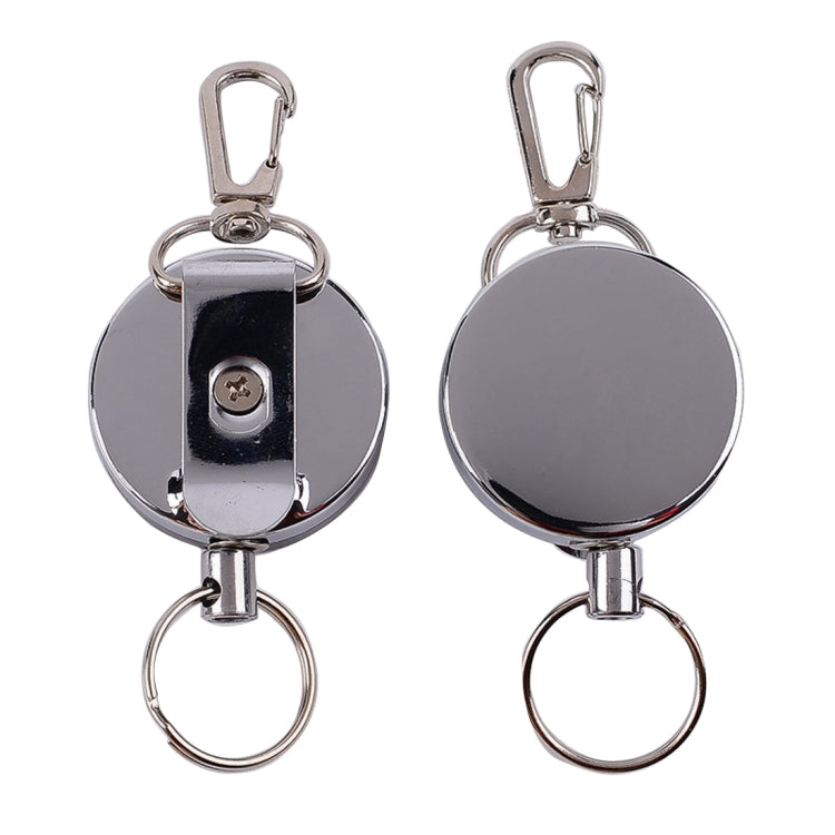Resilience Steel Wire Rope Elastic Sporty Retractable Anti Lost Keychain, Resilience Steel Wire Rope Keychain