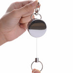 Resilience Steel Wire Rope Elastic Sporty Retractable Anti Lost Keychain, Resilience Steel Wire Rope Keychain
