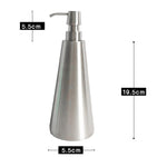 ขวดจ่ายสบู่สแตนเลสทรงกรวย 800ml ขวดเจลล้างมือ 800ml