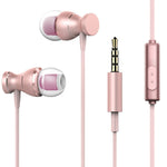 หูฟังสปอร์ตแจ็ค 3.5 มม. กันเหงื่อ สเตอริโอเบสแรง พร้อมไมโครโฟนสำหรับ iPhone Samsung