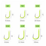 ชุดเบ็ดคู่ 5 in 1 ป้องกันพันกัน สำหรับตกปลาคาร์พเงิน ขนาด 8, 9, 10, 11, 12, 13