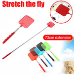 Creative Retractable Plastic Fly Swatter Summer Supplies Mosquito Swatter