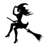Sexy Witch Fashion Car Sticker Vinyl Decals Decor, Size: 15x14cm, Sexy Witch