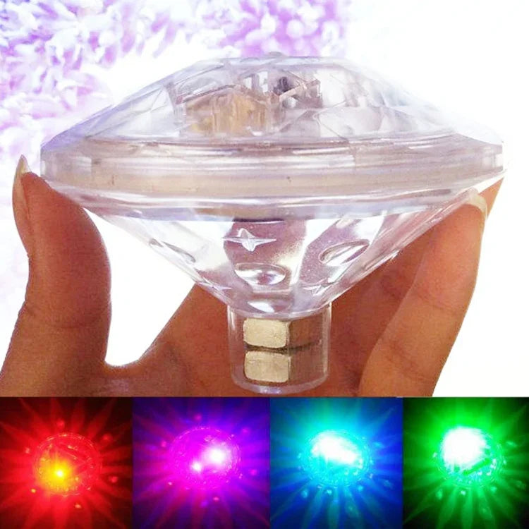 โคมไฟอาบน้ำแฟชั่นโชว์ไฟ LED RGB เปลี่ยนสีได้ กันน้ำ IP67 ใต้น้ำ พร้อม 7 โหมด